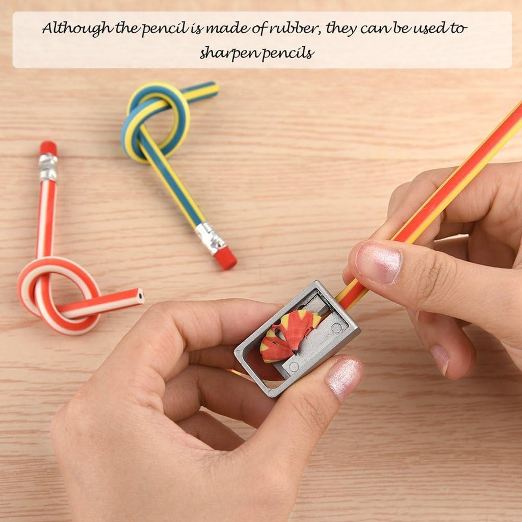 Colorful swirl pencils laid out showing patterns