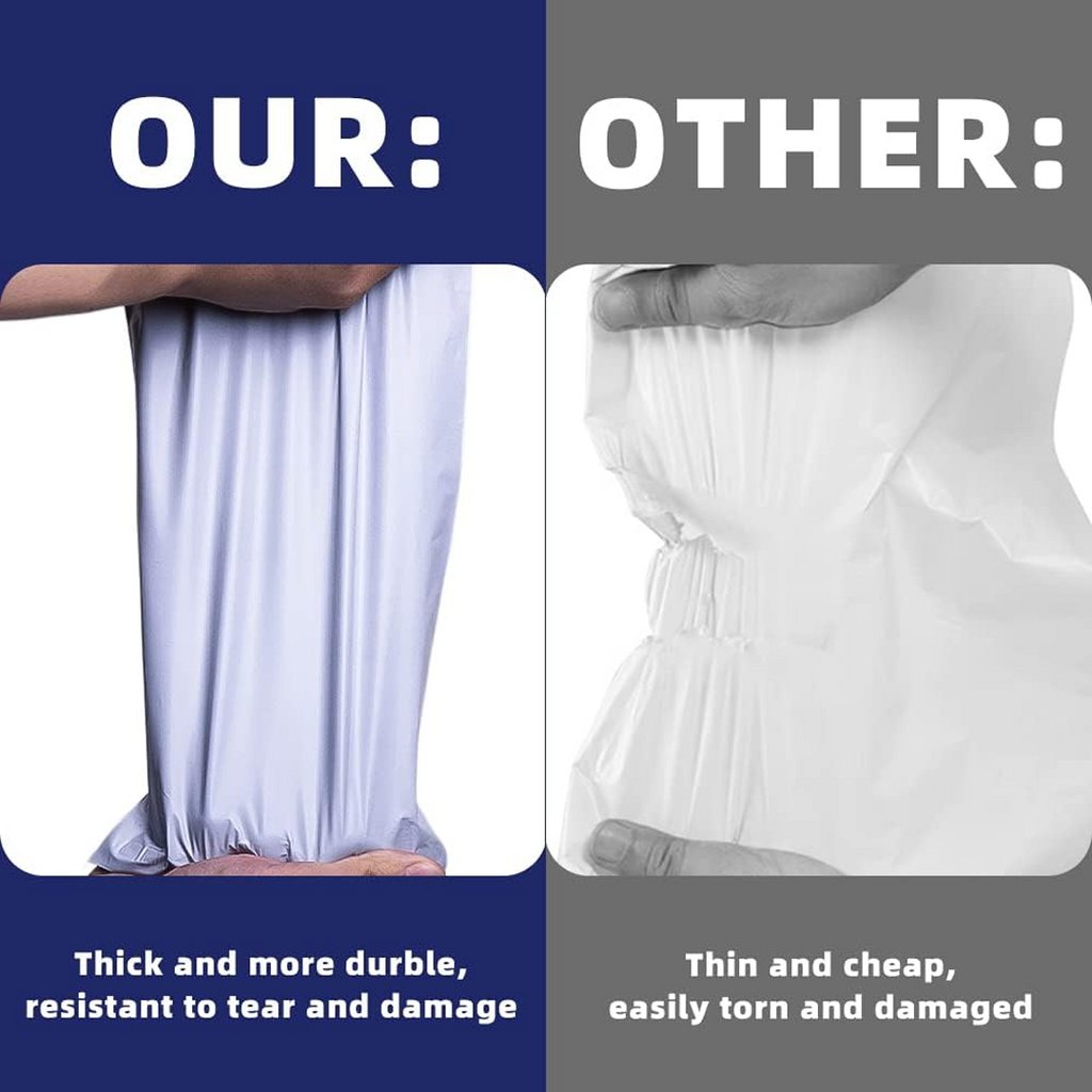 Illustration demonstrating how to securely seal a tamper-proof courier bag.