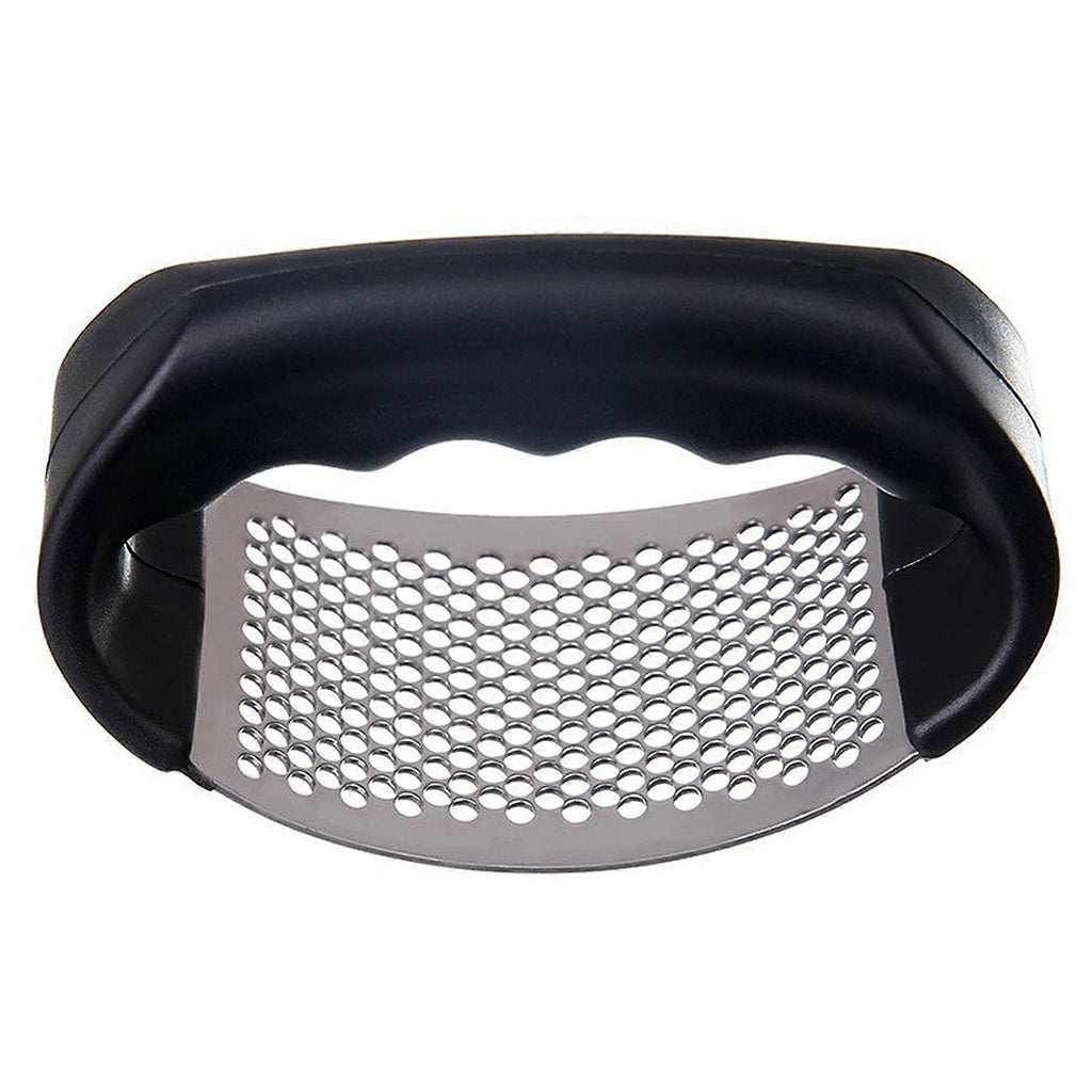 Durable garlic press crusher for evenly minced garlic