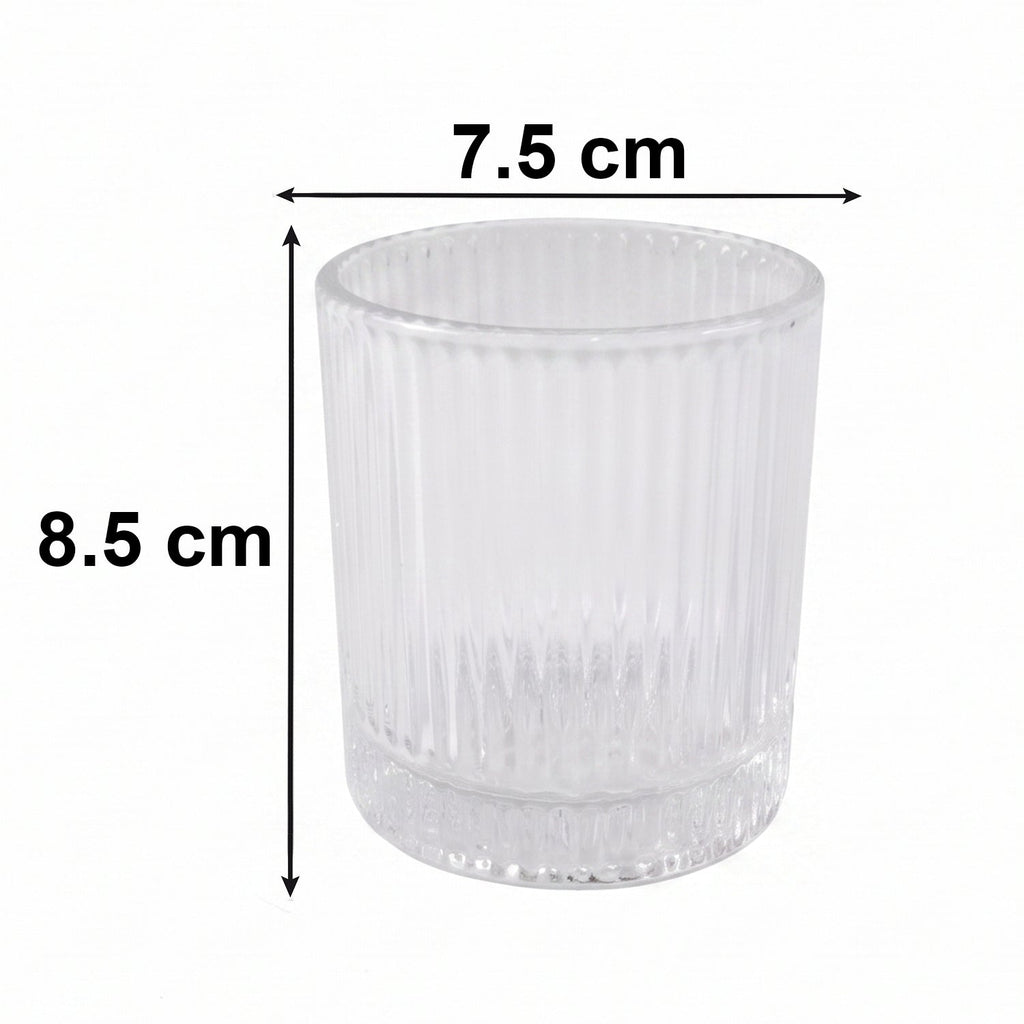 Premium transparent crystal glass tumbler for everyday use