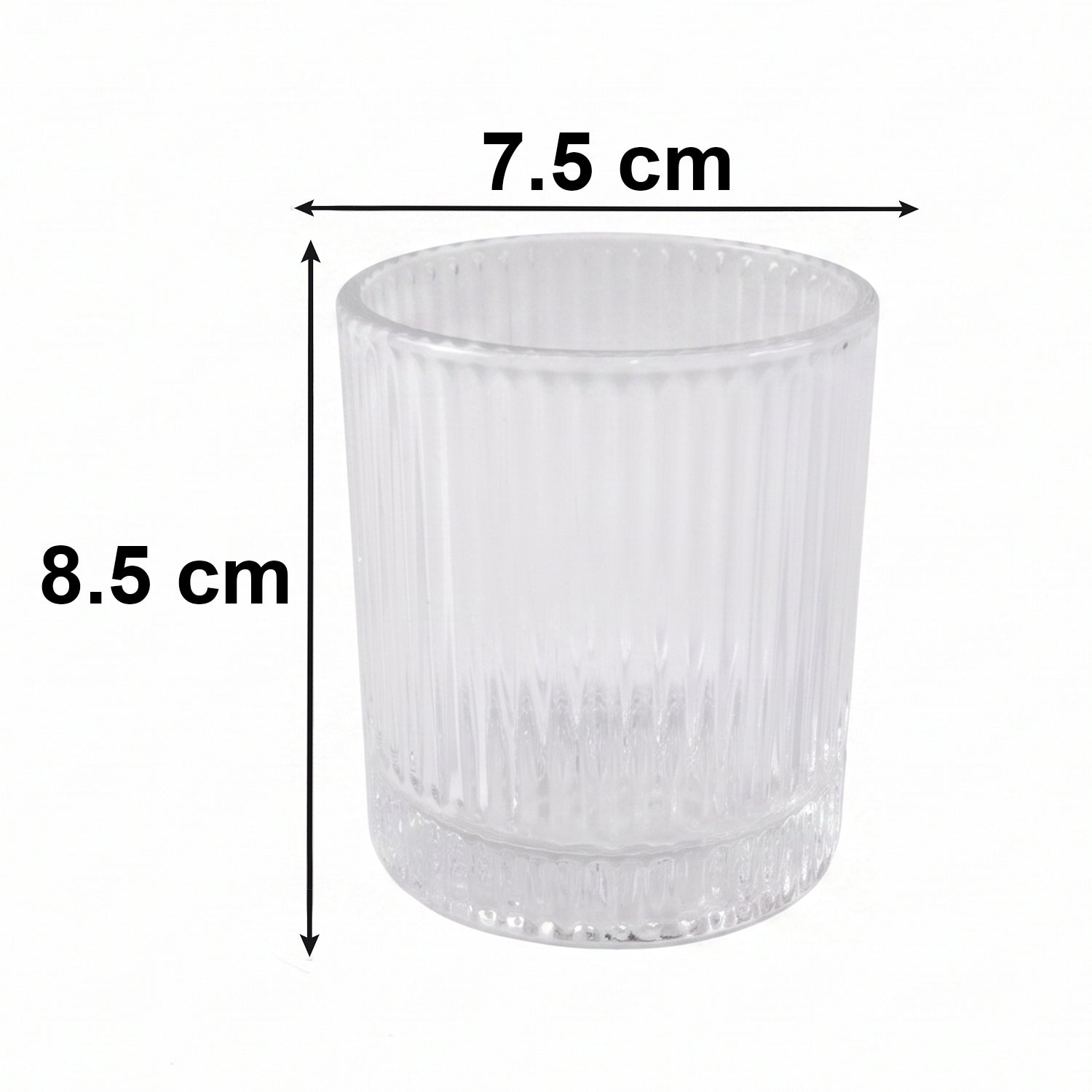 Premium transparent crystal glass tumbler for everyday use