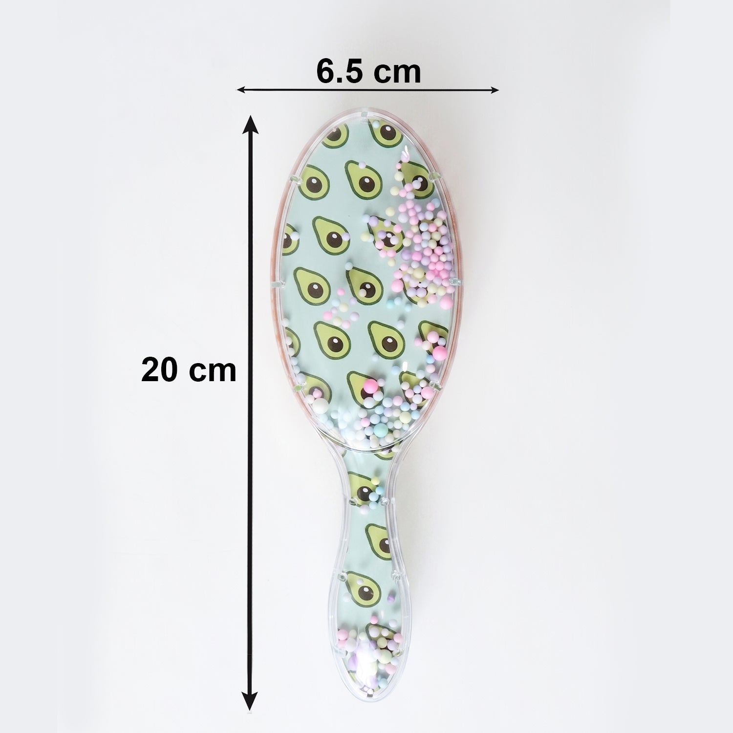 The Soft Cushion Hair Brush with a comfortable grip handle, designed for daily hair styling.