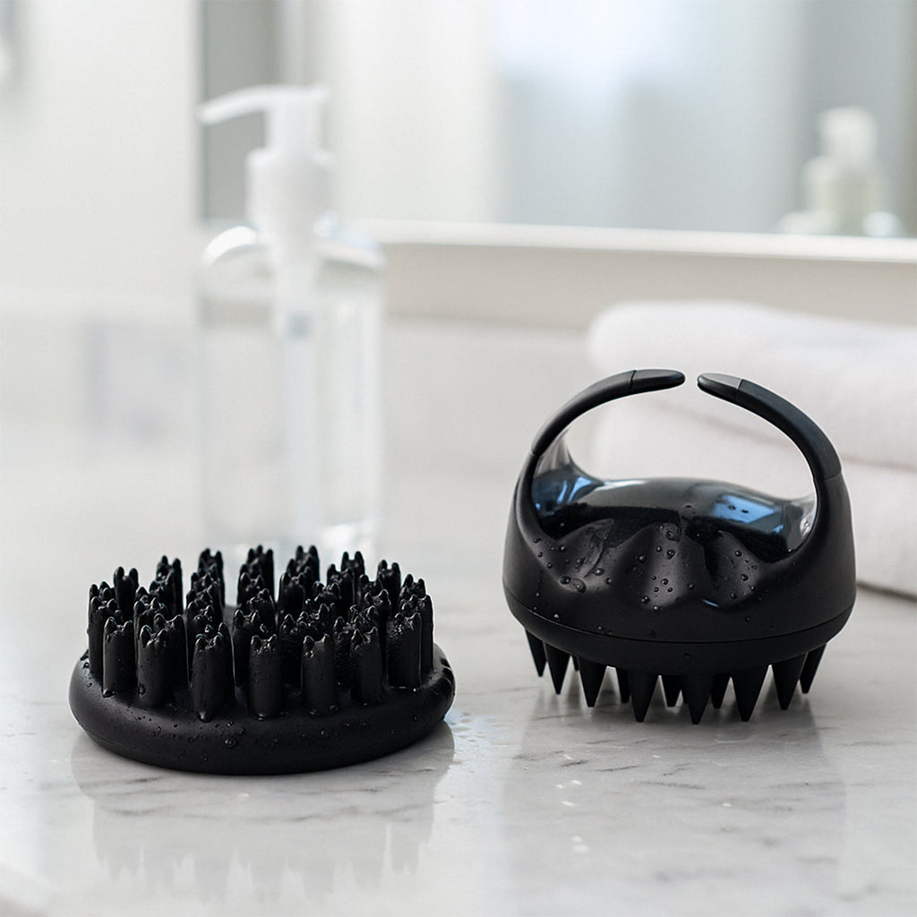 Scalp massager shampoo brush set suitable for men, women, and kids