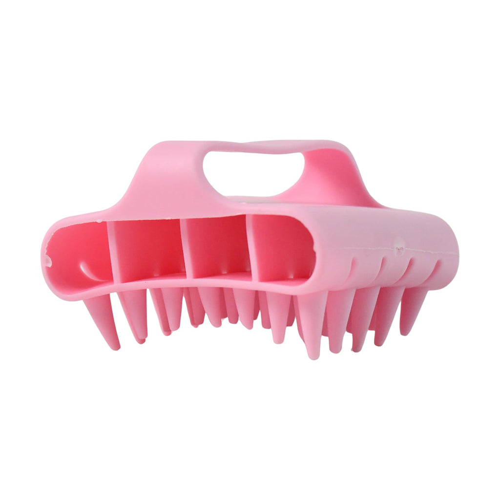 Durable scalp massager shampoo brush with comfortable handle grip