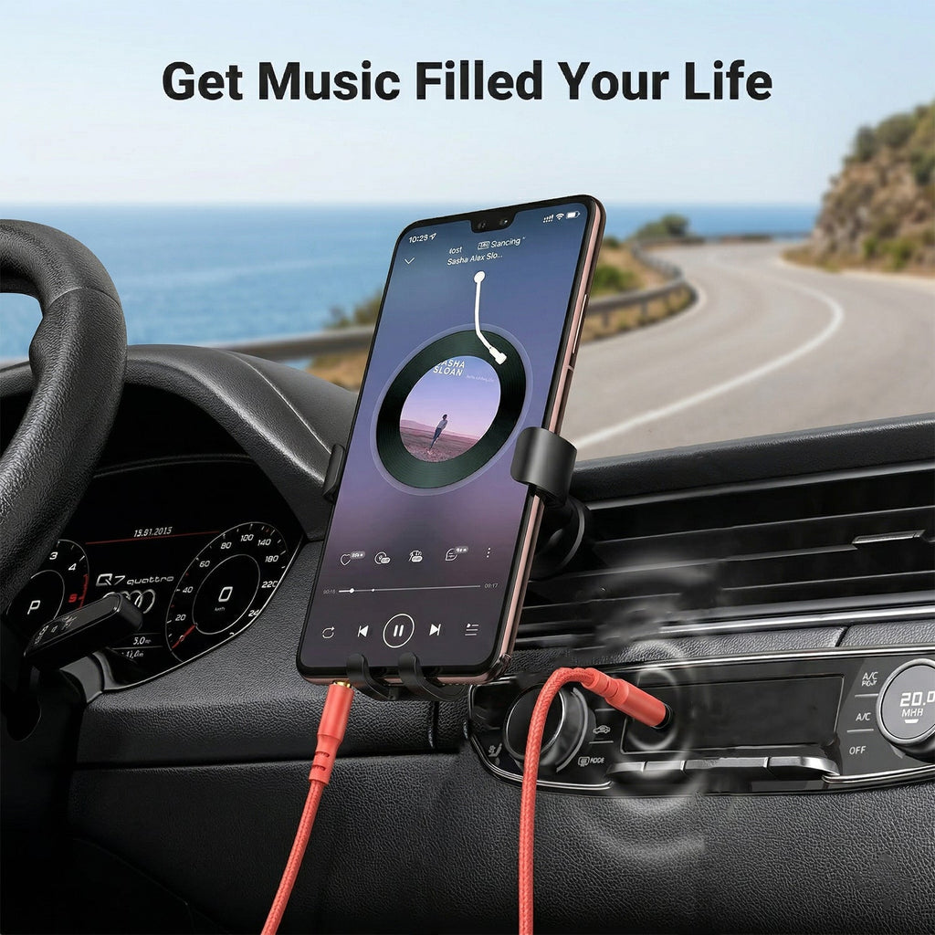 Audio jack cable suitable for mobile, laptop, and car audio