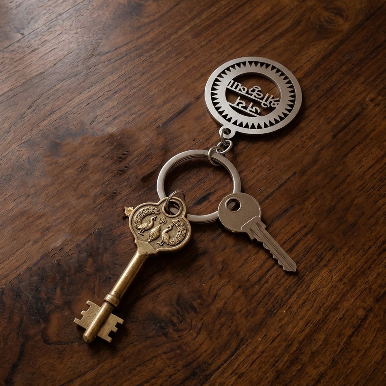 Premium quality Jay Shree Krishna keychain for gifting