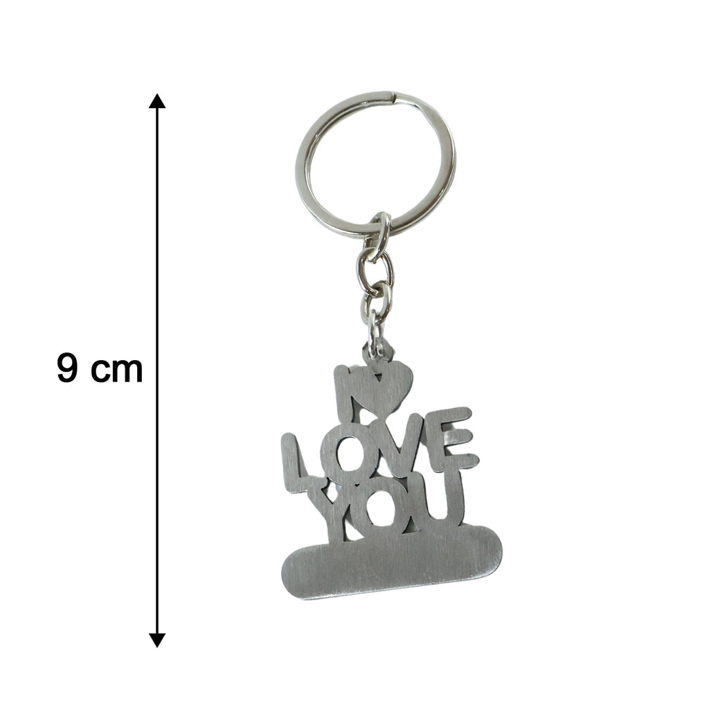 Multipurpose metal keychain for car, bike, or home keys