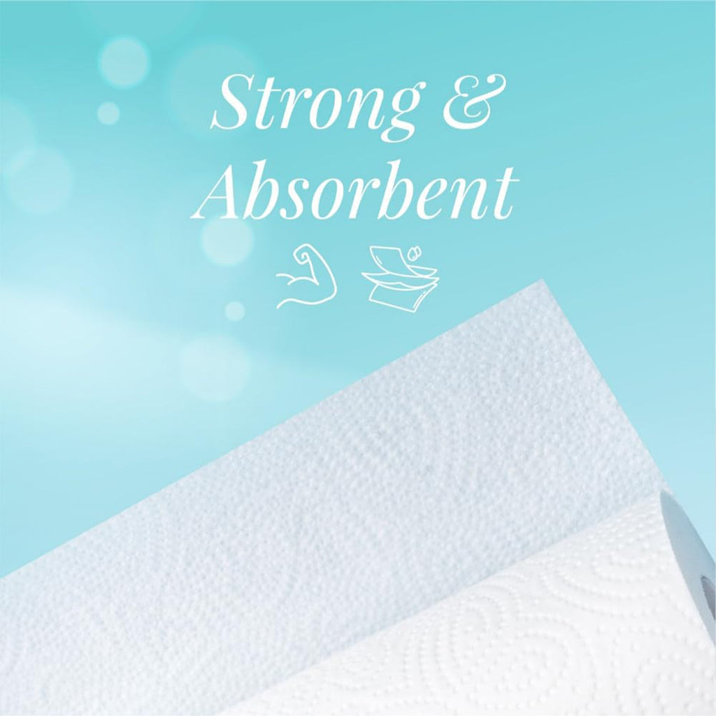 Freshee 4-roll pack of super-absorbent kitchen paper towels