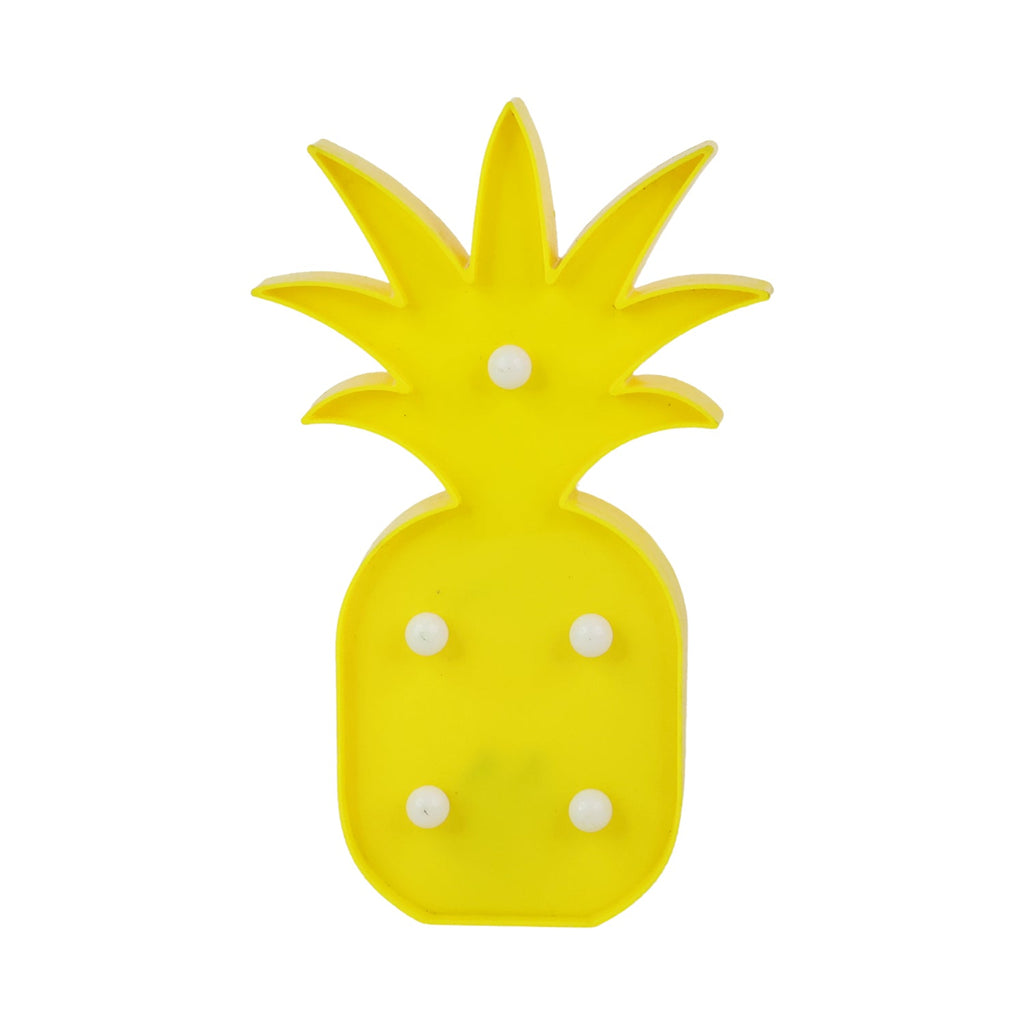 Decorative pineapple LED night light portable for table or shelf