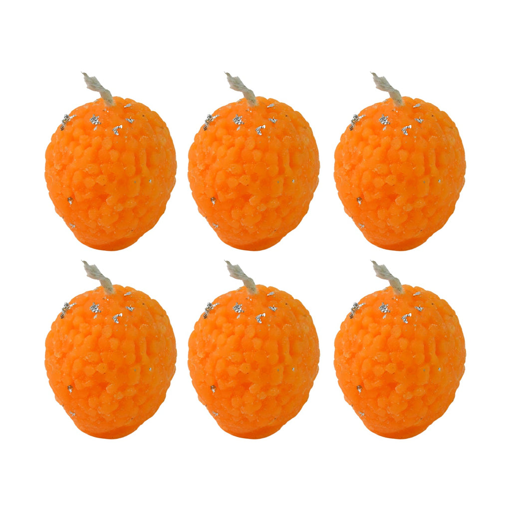 Decorative laddu-style wax candles perfect for Diwali and festive home decor