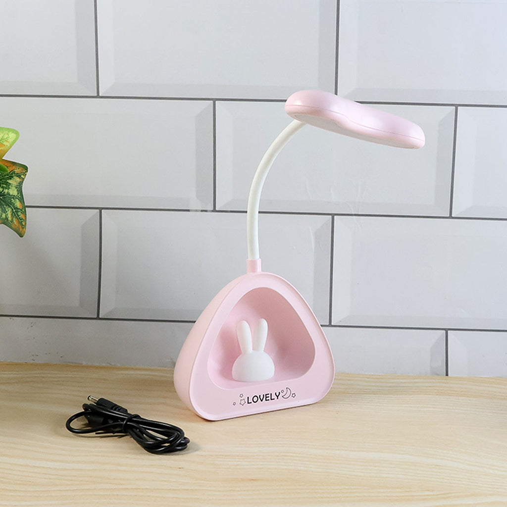 Touch control LED desk lamp providing warm illumination