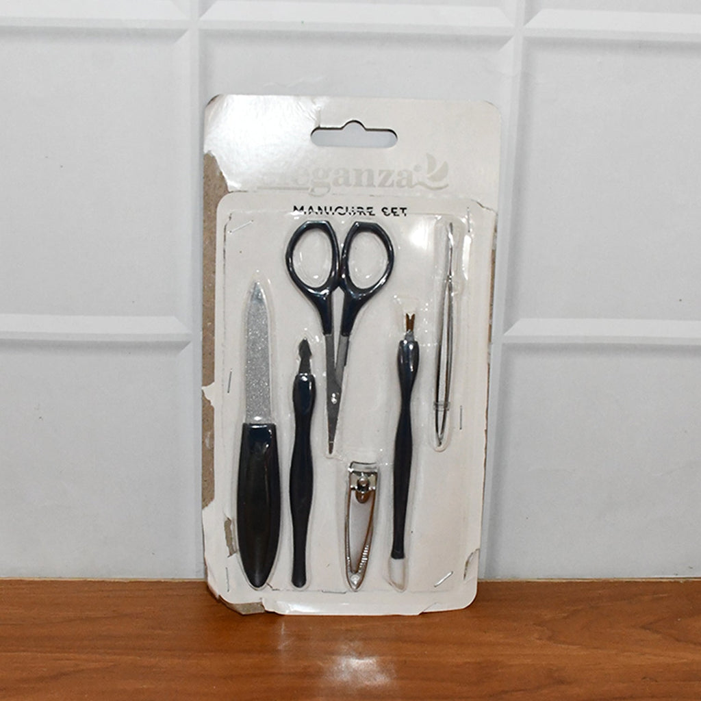 Portable manicure and pedicure grooming kit ready for travel