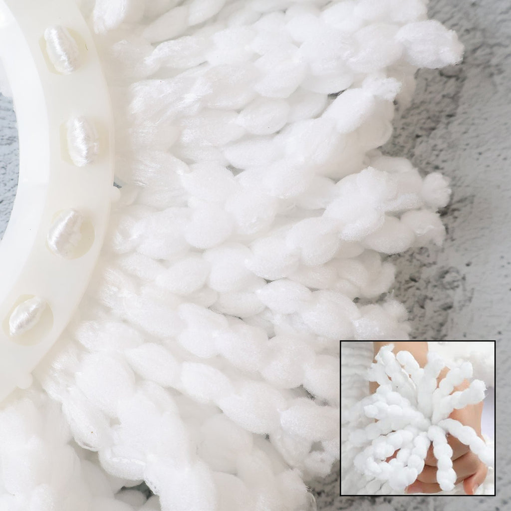 Super absorbent microfiber spin mop refill pad for thorough floor cleaning