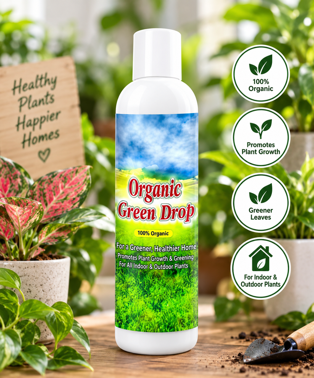 Organic Plant Booster – Liquid Fertilizer for All Plants | Buy 1 Get 2 Free