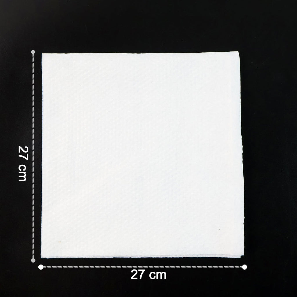 Luxe soft and absorbent disposable tissue napkins for table setting