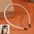 Elegant pearl style headband with a smooth finish for women and girls