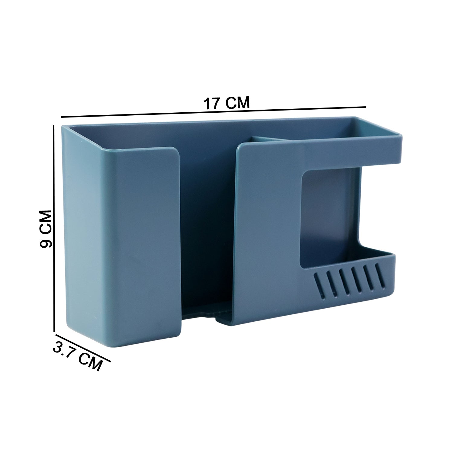 Wall organizer stand for mobile phones and remote controls
