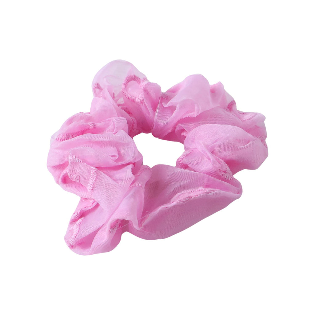 Stretchable elastic hair scrunchie designed for comfortable use