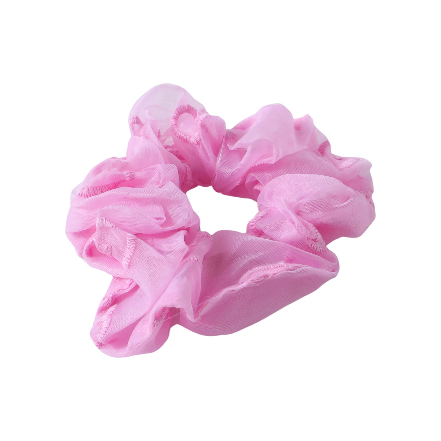 Stretchable elastic hair scrunchie designed for comfortable use
