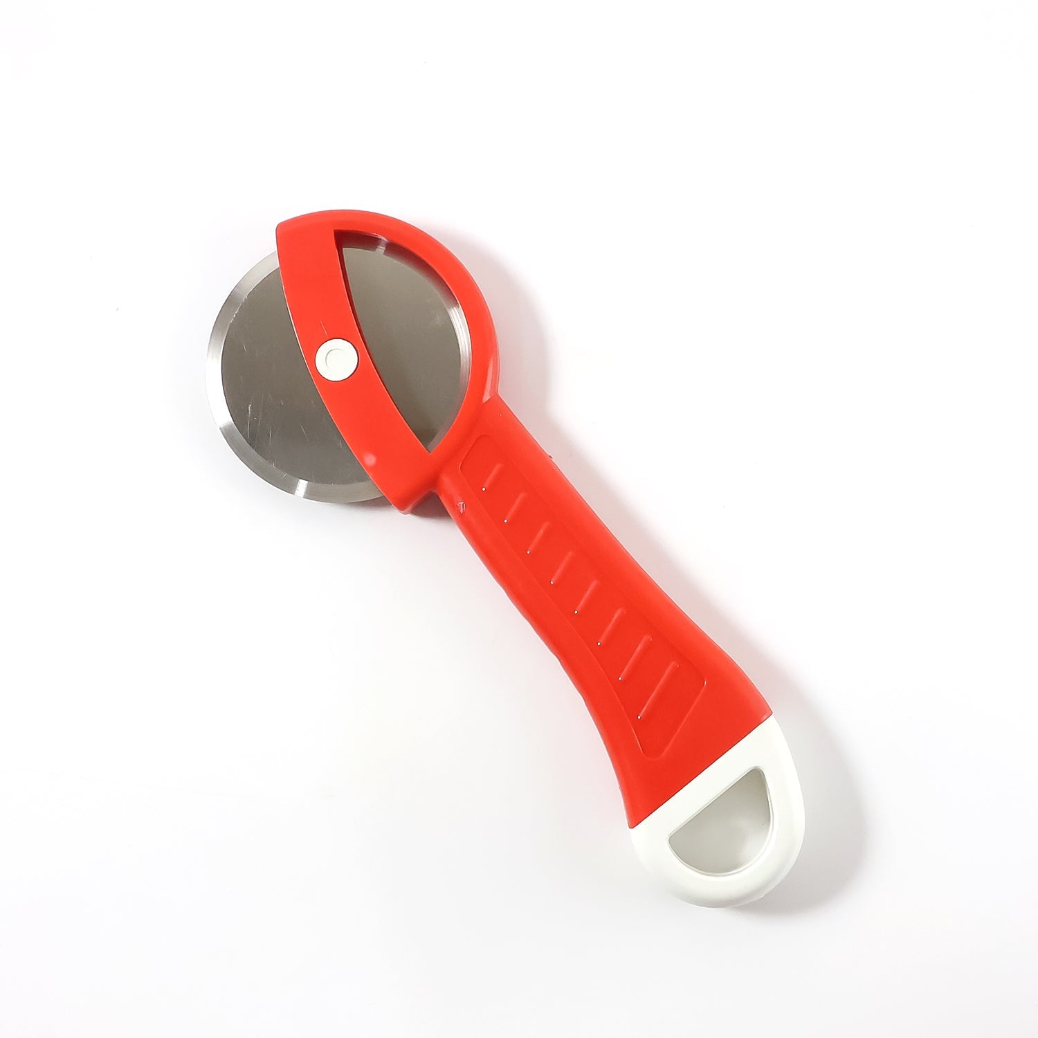 Food cutting wheel of pizza cutter tool for clean slice