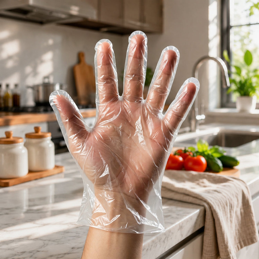 Disposable gloves for hygiene and sanitation