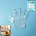 Disposable clear gloves for food handling and hygiene protection