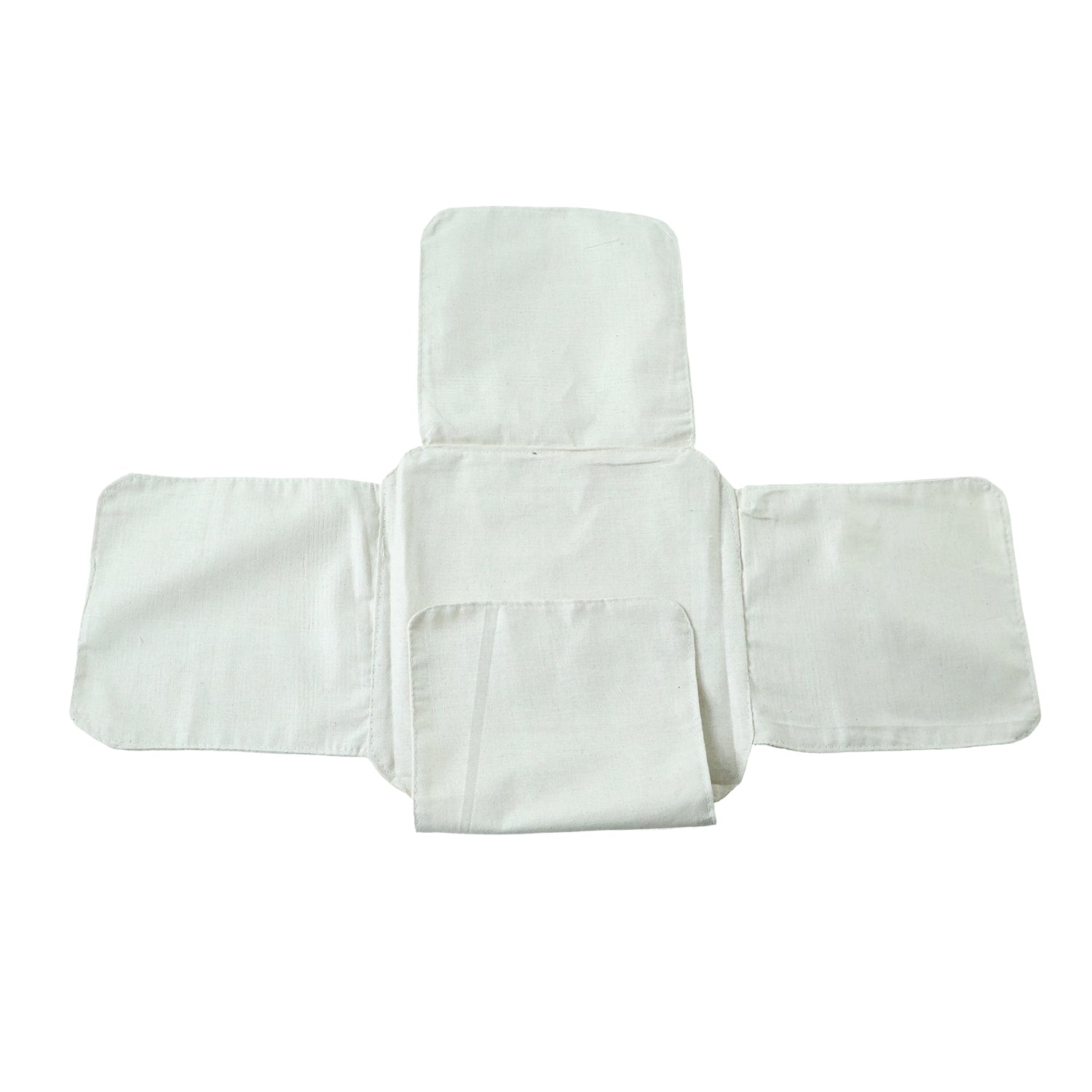 Cotton roti cover cloth placed on kitchen countertop for use