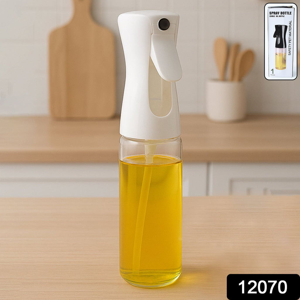 250ml Glass Oil Spray Bottle with its white retail packaging.