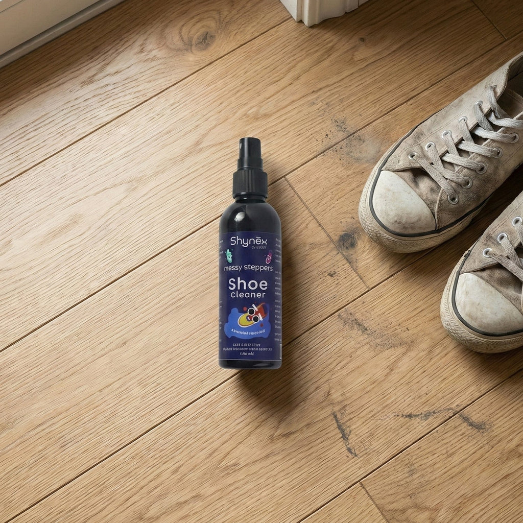 Close-up of spray nozzle of Shoe Cleaner Spray bottle
