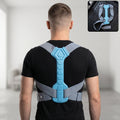 Back posture corrector belt supporting upper back in a comfortable design
