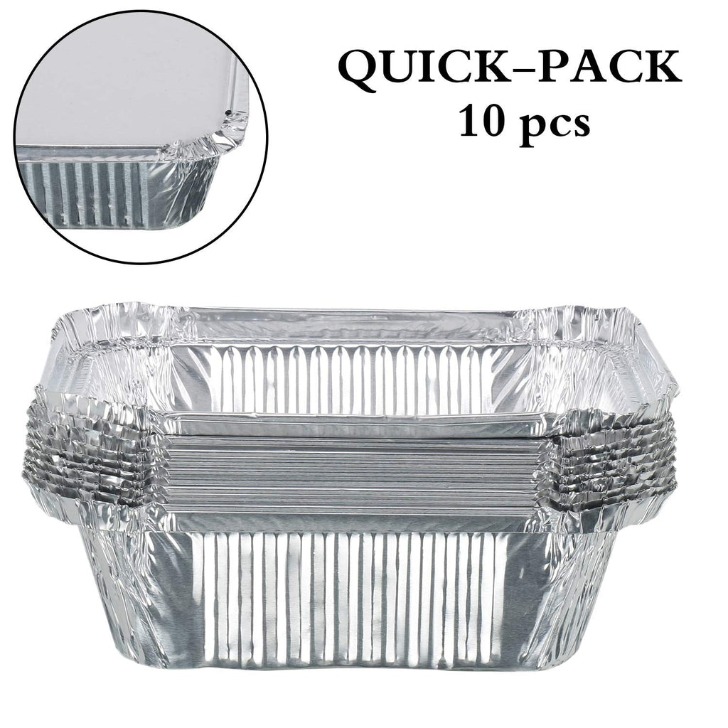 Disposable aluminium container for takeaway meals