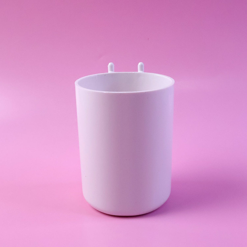 Soap box organizer cup designed to keep soap dry and clean