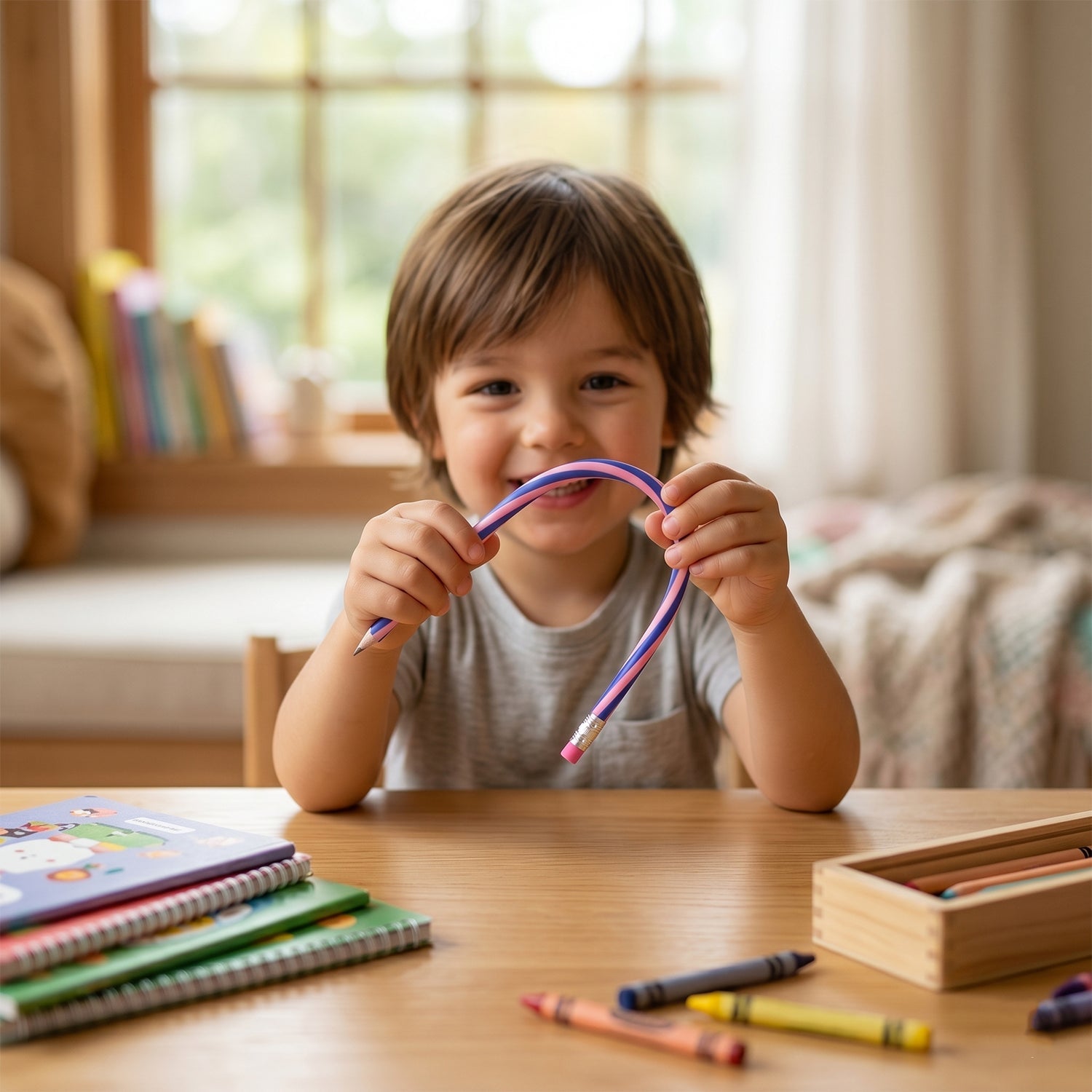 Creative childrenÕs stationery set for school, drawing, and gifting