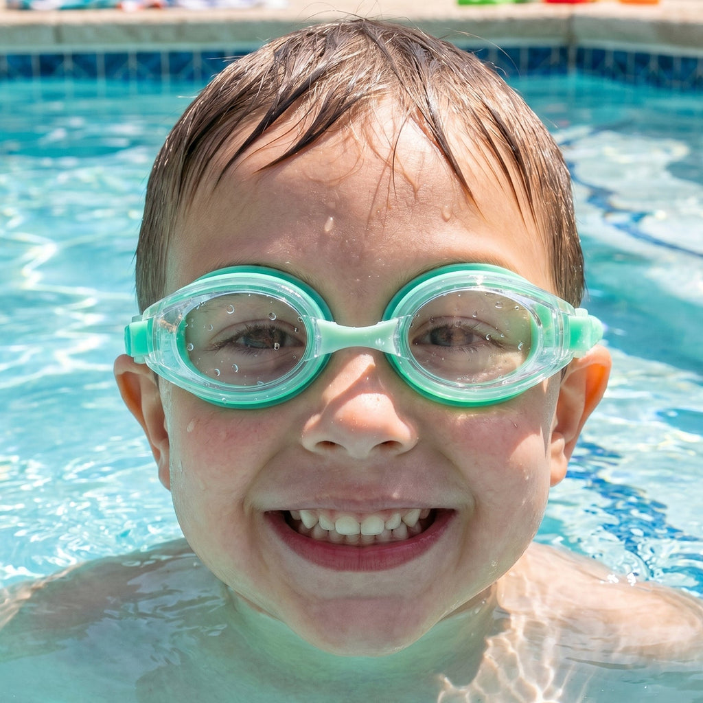 Waterproof kids swimming goggles