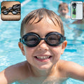 kids classic swimming goggles with anti-leak design and adjustable strap