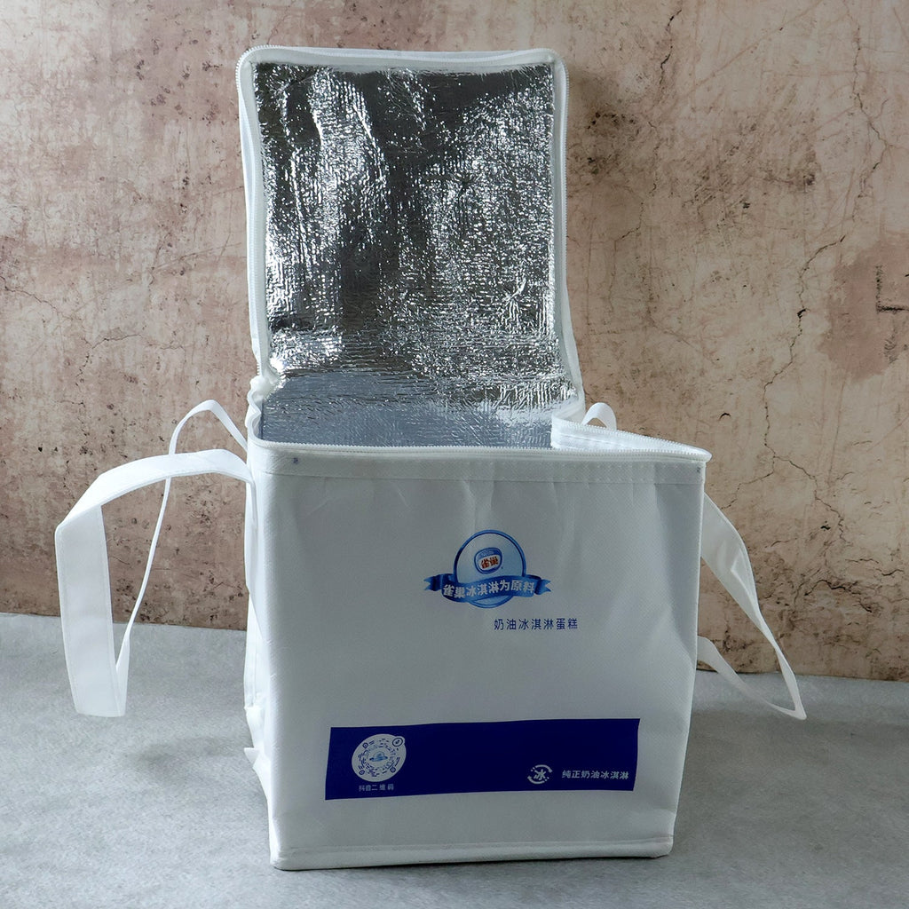 Insulated food bag for lunch boxes, reusable and leakproof