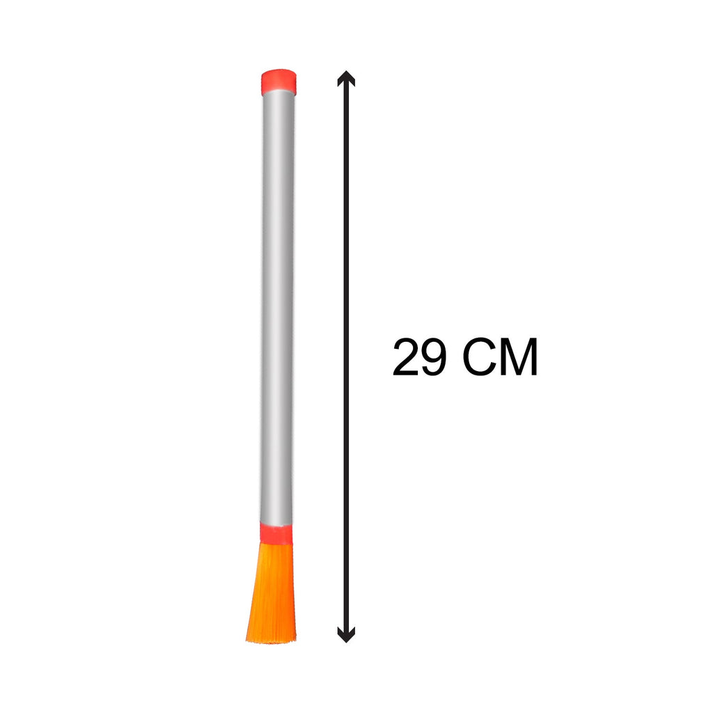Compact and efficient dust cleaning brush with a durable steel body.