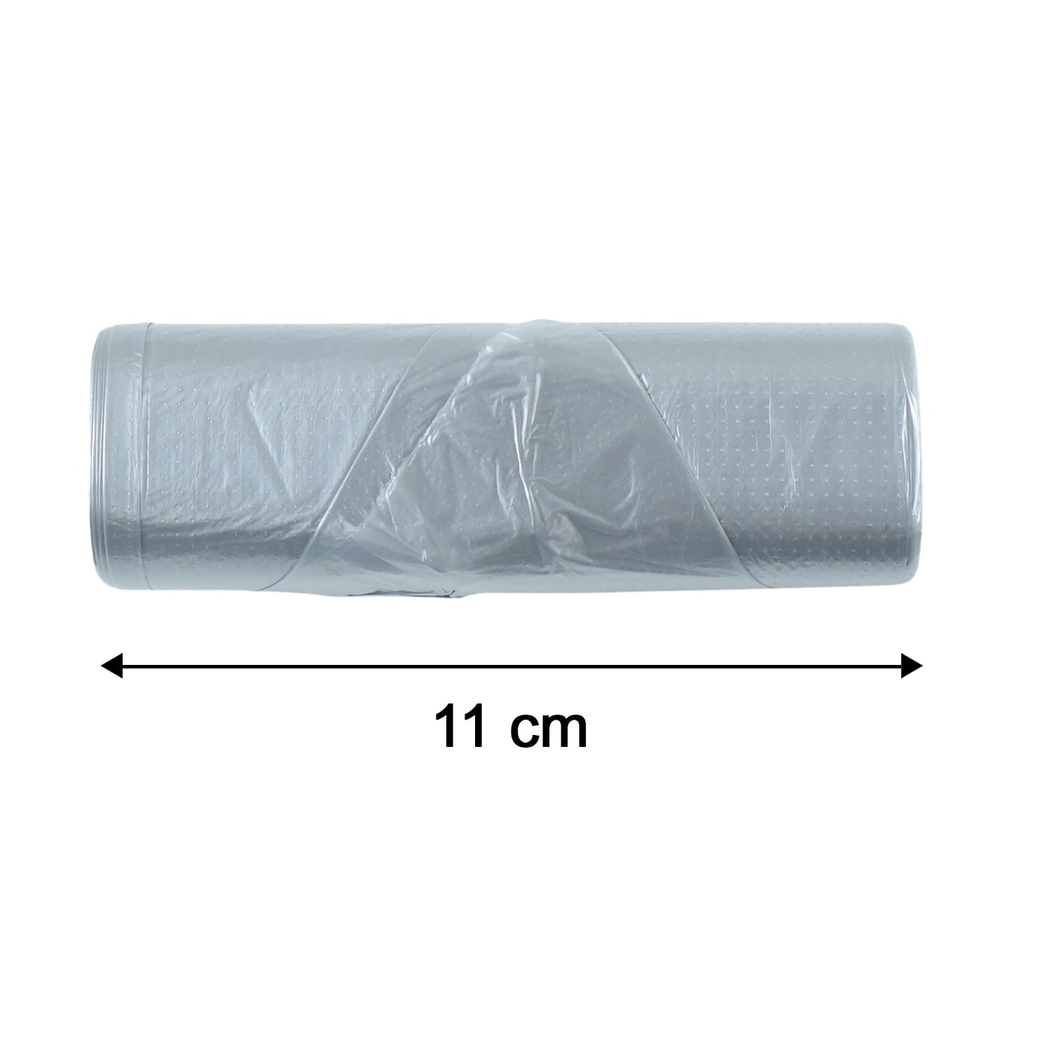 Size illustration of garbage bags for waste bins
