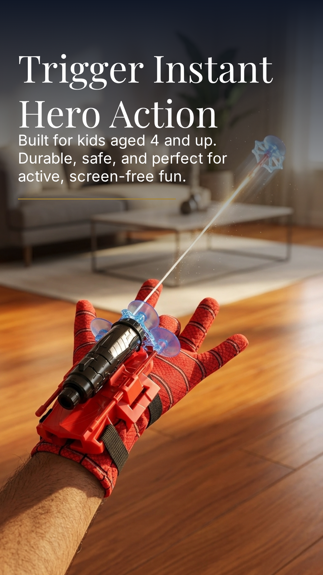 Web Shooter Toy – Superhero Launcher Gloves for Kids | Action Legion
