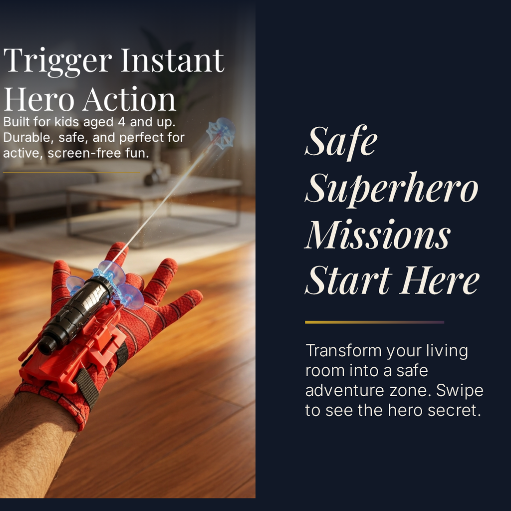Web Shooter Toy – Superhero Launcher Gloves for Kids | Action Legion