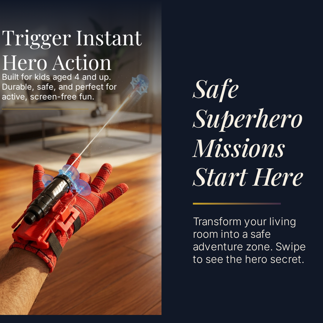 Web Shooter Toy – Superhero Launcher Gloves for Kids | Action Legion