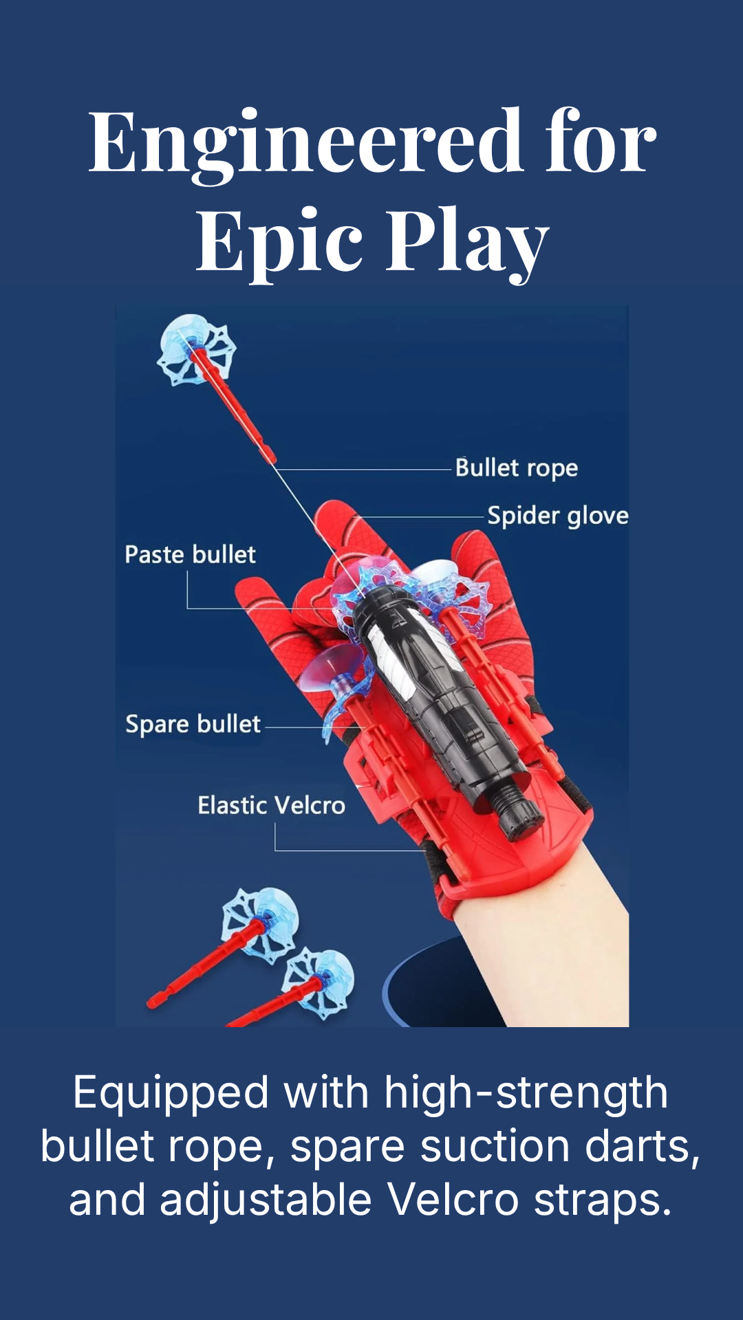 Web Shooter Toy – Superhero Launcher Gloves for Kids | Action Legion