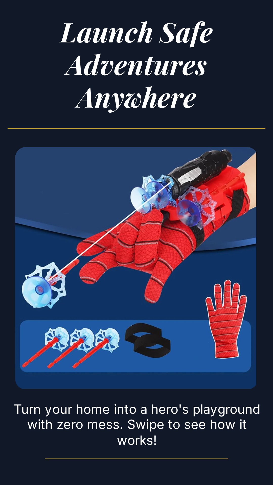 Web Shooter Toy – Superhero Launcher Gloves for Kids | Action Legion