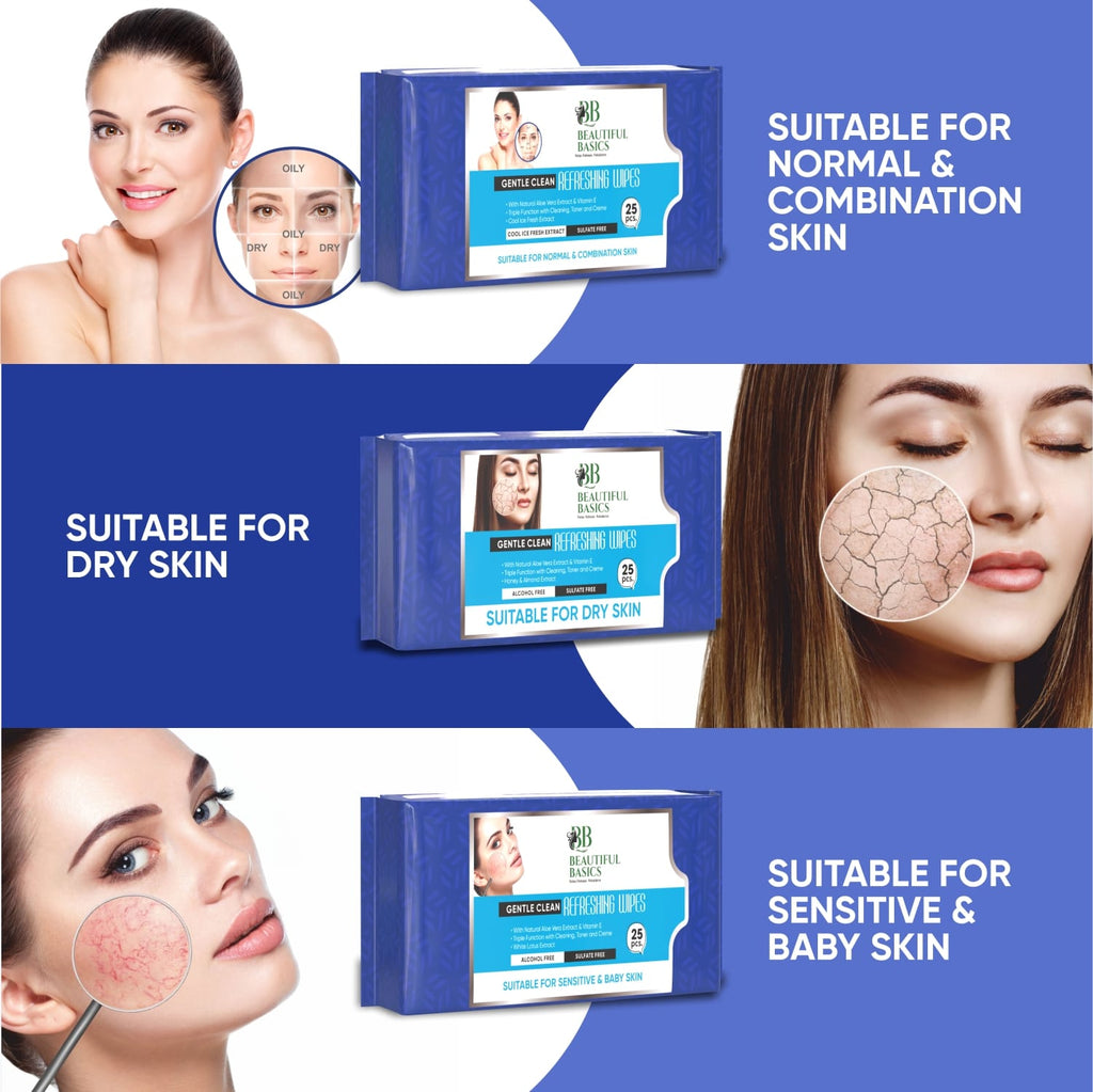 Close-up of the soft texture of a pH-balanced facial wipe.