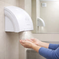 Wall mounted automatic sensor electric hand dryer in bathroom for hygienic use