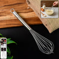 Stainless steel large hand whisk with balloon wire design