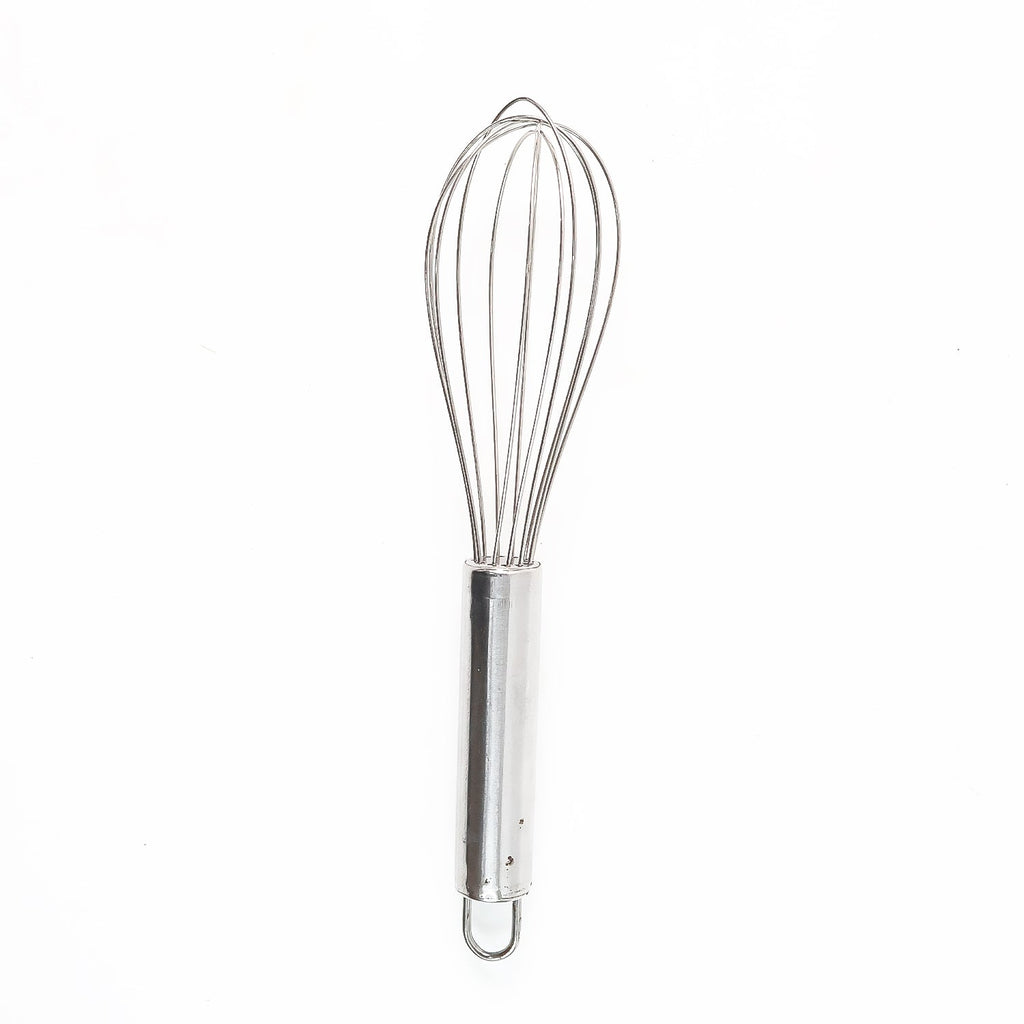 Professional quality stainless steel balloon whisk for kitchen use