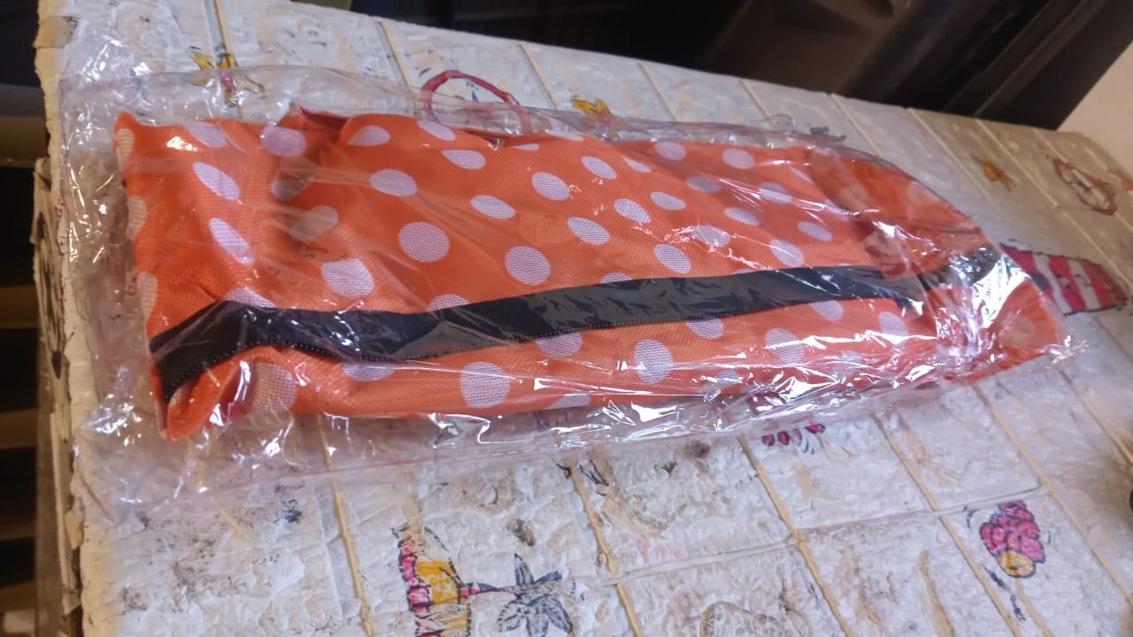Multiple FERVENT foldable trolley bags in different colors, stacked for display.