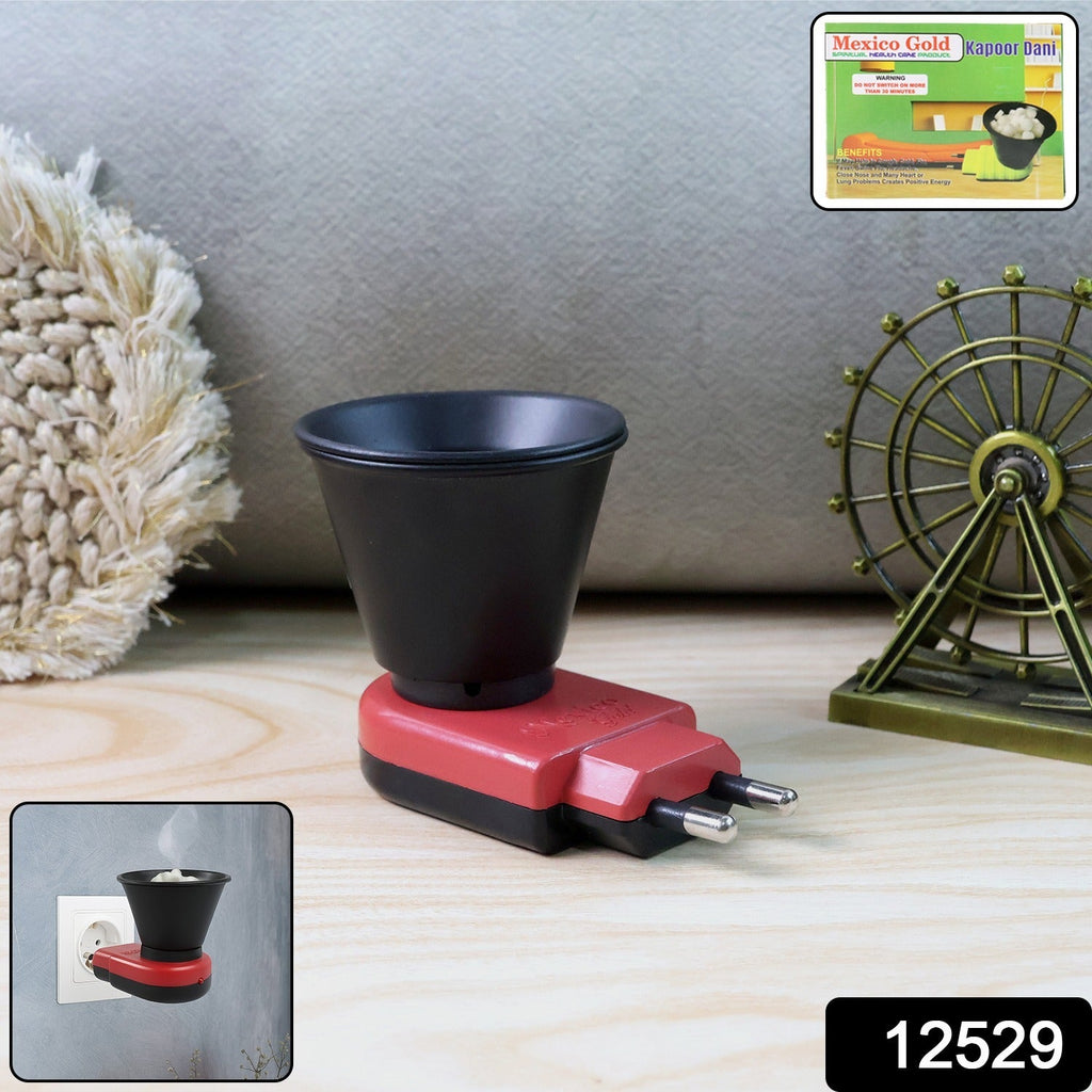 Electric Kapoor Dani Diffuser in use at home delivering soothing camphor fragrance