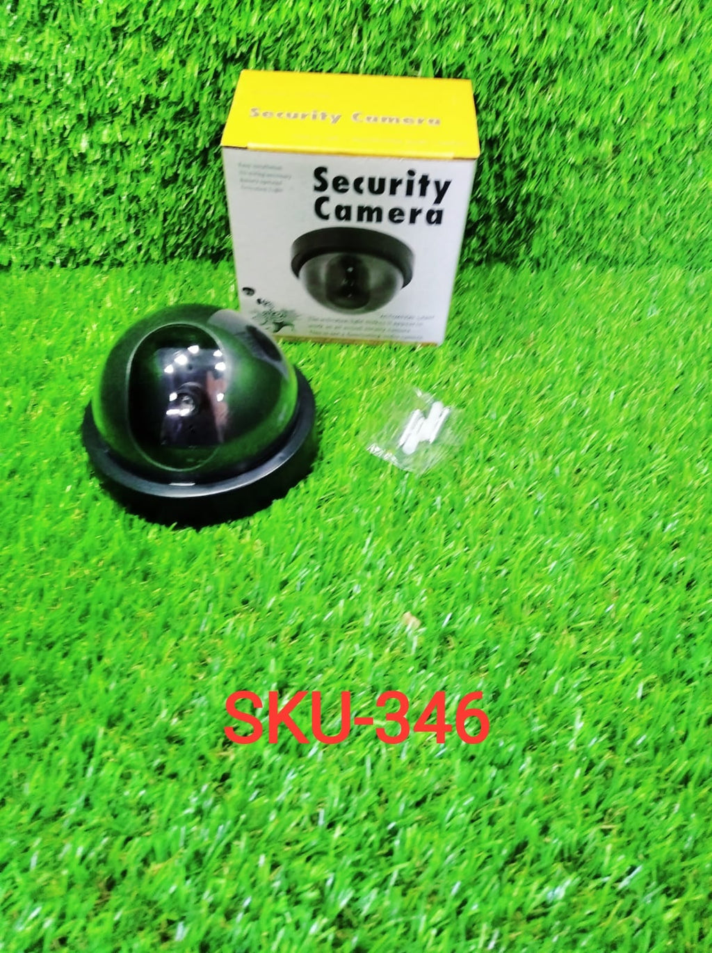 Dummy CCTV camera positioned to simulate active surveillance for home protection.